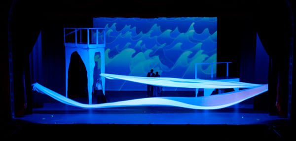 What a beautiful set created by Jason Kaufman, Set Designer, and Aaron Nicolas, Technical Director.