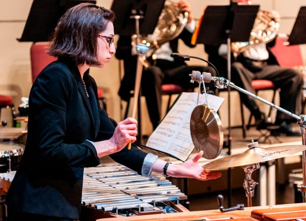 The percussion section of an orchestra is the most versatile of all of the sections. There really is no limit to the instruments they could play - from the snare drum to a kazoo! 
